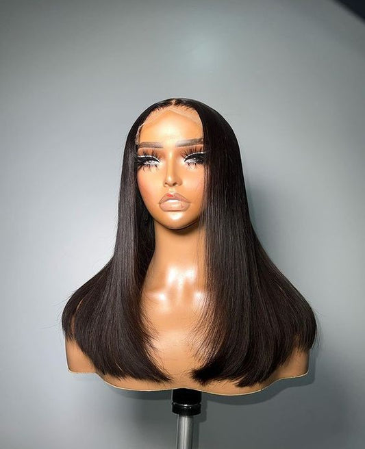 Straight Hair 4x4 HD Closure Wig 180% Density