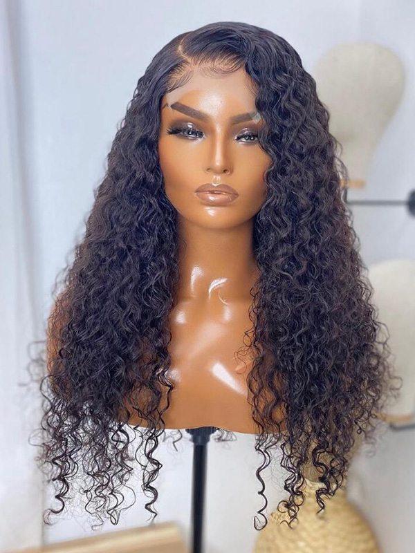 Water Wave 5x5 HD Lace Closure Wig 180% Density