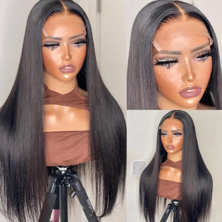 Straight Hair 5x5 HD Lace Closure Wig 180% Density